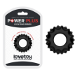 LOVETOY POWER PLUS TPE COCK RING "COG" - BLACK LOVETOY POWER PLUS TPE COCK RING "COG" - BLACK